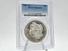 1881-CC PCGS MS 63 PL Morgan Silver Dollar **CAMEO? PROOF-LIKE KEY-DATE** 80085