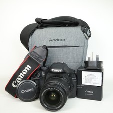 Canon EOS 550D 18.0MP DSLR Camera & EF-S IS 18-55mm Lens, S.Count: 6909