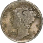 1916 Mercury Silver Dime AU Slider Uncertified #104