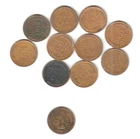 LOT OF OLD PENNIES, INDIAN HEAD , WHEAT PENNIES,DATES UNCHECKED