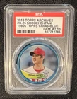 2018 Topps Archives 1980s Topps Coins Blue #C25 Shohei Ohtani RC PSA 10 POP 1