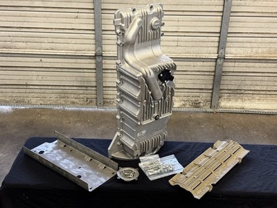 2011 Aston Martin Rapide Engine Oil Pan w/ Baffles, Oil Level Sensor, Hardware