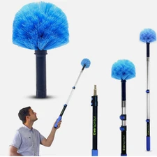 EVERSPROUT 5-12 Ft. Extension Pole & Cobweb Duster Combo - High Reach Cleaning
