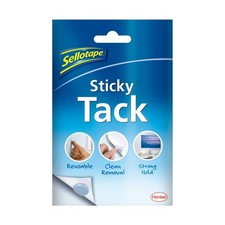 Sellotape Sticky Tack for Home & Office Reusable Adhesive Small
