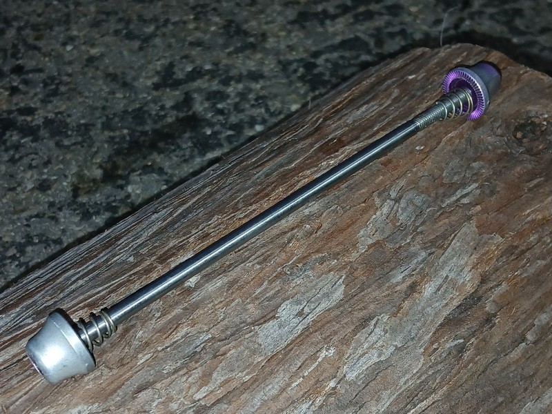 Vintage 90's MTB Control Tech Titanium Wheel Skewer  REAR for 135