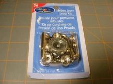 Heavy Duty Snap Kit 8 sets & 3 tools Size 24 ~ 5/8" (1.6cm) Prym Dritz Sewing