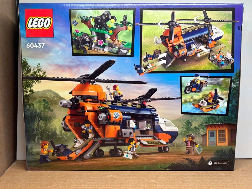 Lego City !! 60437 Jungle Explorer Helicopter New Sealed !! Gorilla Explorer - Image 3 of 4