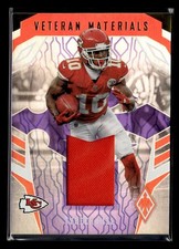 2018 Panini Phoenix Tyreek Hill #17 Veteran Materials Relic Purple /75 UX8827