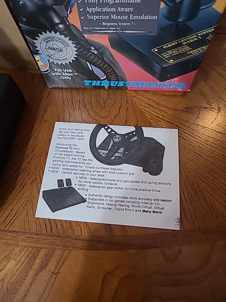 New In Box Vintage Thrustmaster Mark I Flight Control System - Image 4 of 4