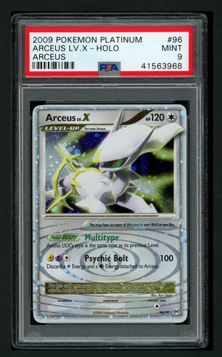 2009 Pokemon Platinum Arceus #96 Arceus Lv. X- Holo PSA 9 Mint Low Pop Nice!