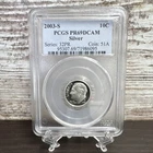 2003 Roosevelt 10c PCGS PR69DCAM Proof Silver Dime San Francisco