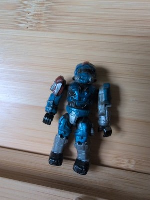 Halo Mega Bloks Cobalt Blue Red  Shoulders Spartan Hazop 96982 Revenant Attack