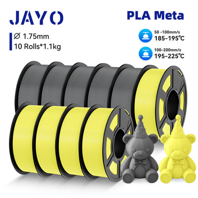 JAYO 10KG High Speed PLA Meta 3D Printer Filament 1.1KG/Set 1.75mm Fast Printing