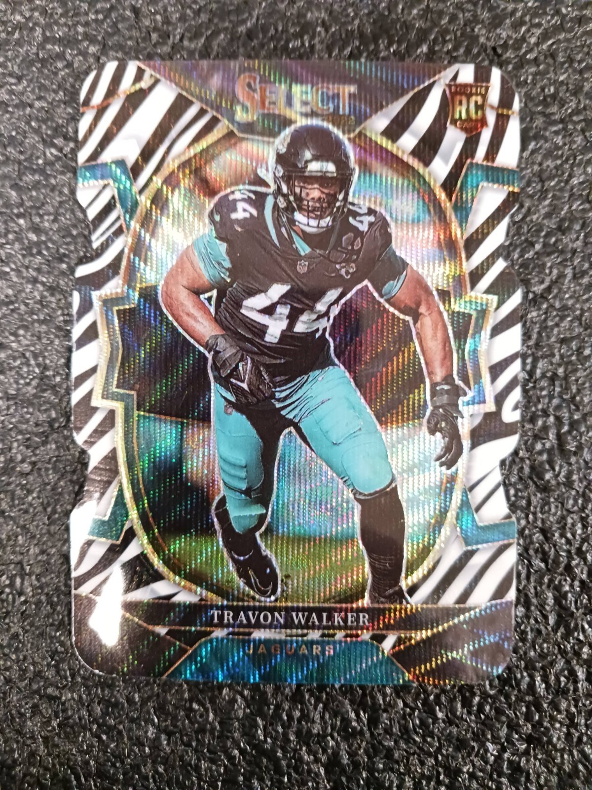 2022 Panini Select Travon Walker Concourse Zebra Prizm ROOKIE #42