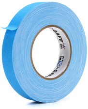 Pro Tapes Pro Gaff Premium Gaffer's Tape - 50-yard Roll, Fluorescent Blue