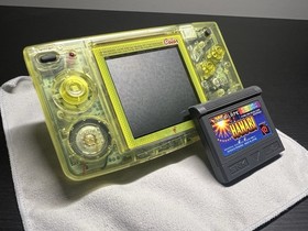 SNK Neogeo Pocket Color NGPC Slim Crystal Yellow Console & Free Game