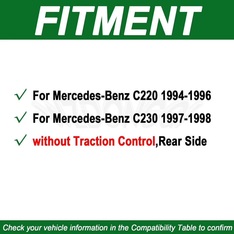 Conjunto de junta de eje trasero izquierdo LH CV para Mercedes-Benz C220 1994-96 1997-98 C230 Foto 2 de 4