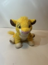Disney Store Authentic Original The Lion King Simba Plush Stuffed Animal Toy 7"