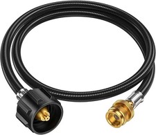 Universal Hose Adapter Adapts Refillable LP Tanks To Tabletop Grills Or Stoves