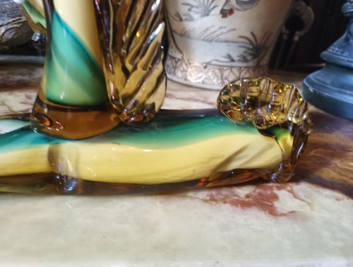 Large Franco Toffolo Horse Figurine, Venetian Glass Co, Murano Style, Vintage - Picture 7 of 9