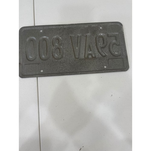 1992 Alabama License Plate 59AV 800 Heart of Dixie Expired DMV Auto Tag - Picture 2 of 2
