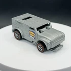 Vintage Hot Wheels Redline Funny Money Armored Truck Silver - Good Condition