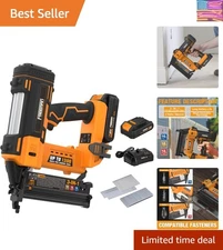 Freeman 20V Cordless Nailer/Stapler Kit – 1300 Shots Per Charge, 600 Fasteners