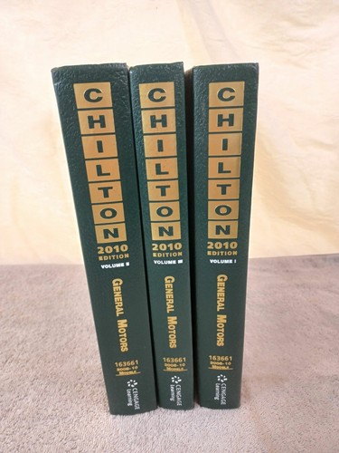 Chiltons GM Servicing Manuals 3 Volume Set 2010 Hard Back Hvy Car Truck Mechanic - Picture 9 of 11