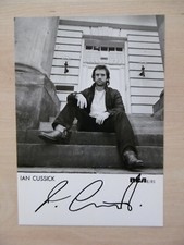 Ian Cussick autograph signed 13x18 cm picture B/W
