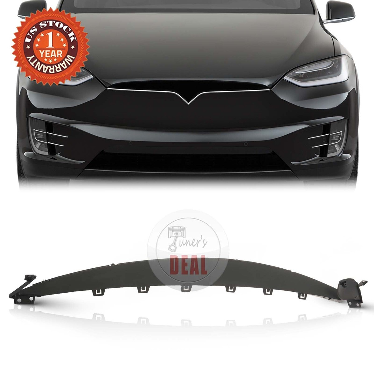 For 2016-2020 Tesla Model X Front Bumper Grille Closing Panel