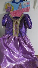 Disguise DISNEY PRINCESS RAPUNZEL Halloween COSTUME  GLOVES Girl Medium NWT