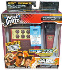 WowWee Pro Series Paper Jamz Red Microphone Effects Amp