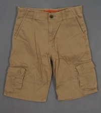 UE16438 WRANGLER YOUTH FLEX DENIM JEAN SHORTS YOUTH sz12 msr 25"x9.5" BROWN
