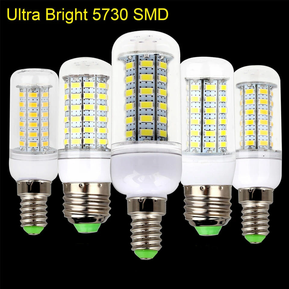 E27 E12 E14 LED Corn Light Bulb Mogul Base E26 G9 GU10 5W - 18W 5730 SMD Lamp GL - Image 2 of 4