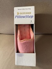 NUEVO EN CAJA Zapatillas Isotoner Almohada Paso Talla 6.5-7 Color Rosa con Contorno de Arco