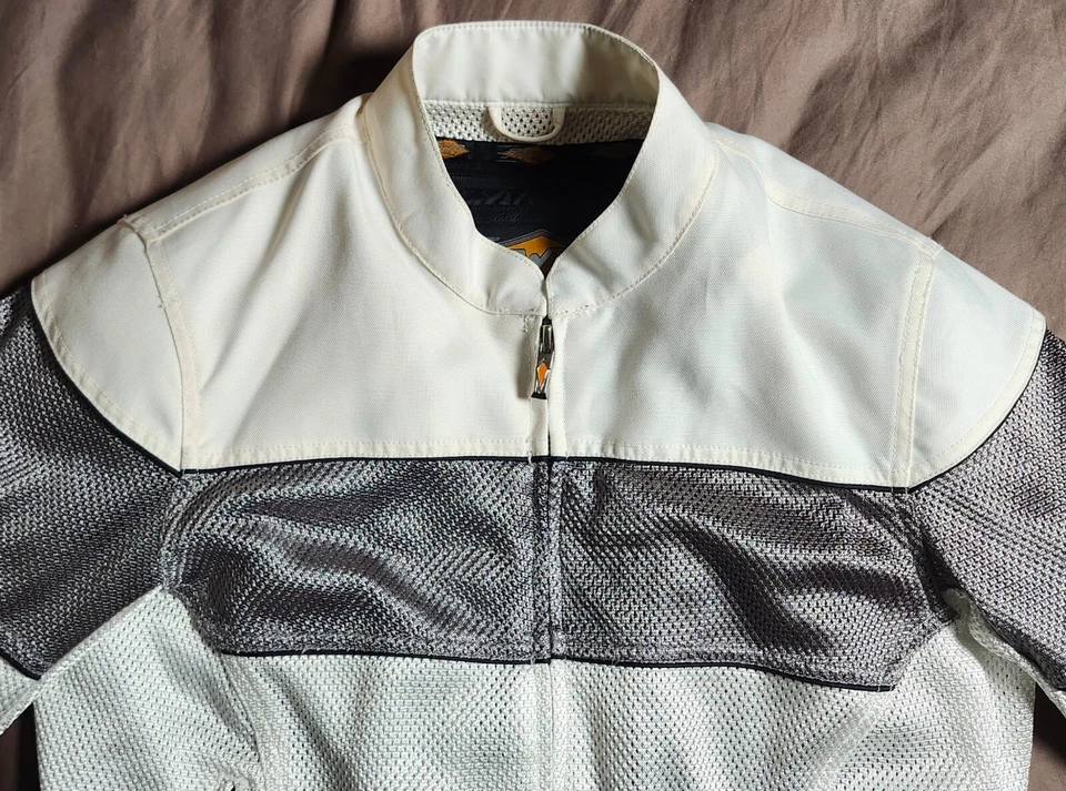 Power Trip Women's Jacket Biker Padded Mesh Riding Size Large Full Zip - Image 2 of 4