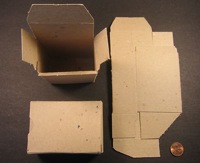 REVERSE TUCK SMALL PARTS BOX, 2-1/2'' x 1-1/2'' x 3-1/2'', 0.036'' THICK (20 PIECES)