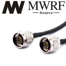 15 Feet N Male to N Male Low Loss RG58 Cable; US Stock