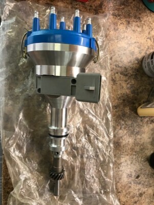 Speedmaster PCE376.1226.04 Ready-to-Run Billet Distributor For Ford 289/302 Windsor Engines