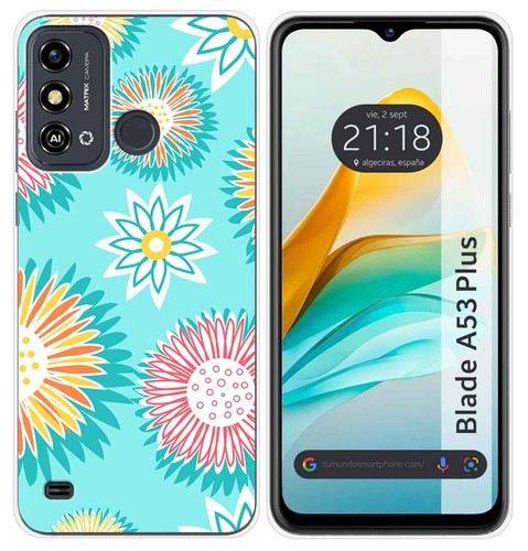 Tumundo Smartphone-Hülle Für Oppo A53/A53s – TPU Gel Case Mit Blumen-Design, Kalt Gedruckt, Schlank & Leicht | Schutz Vor Kratzern Und Stößen