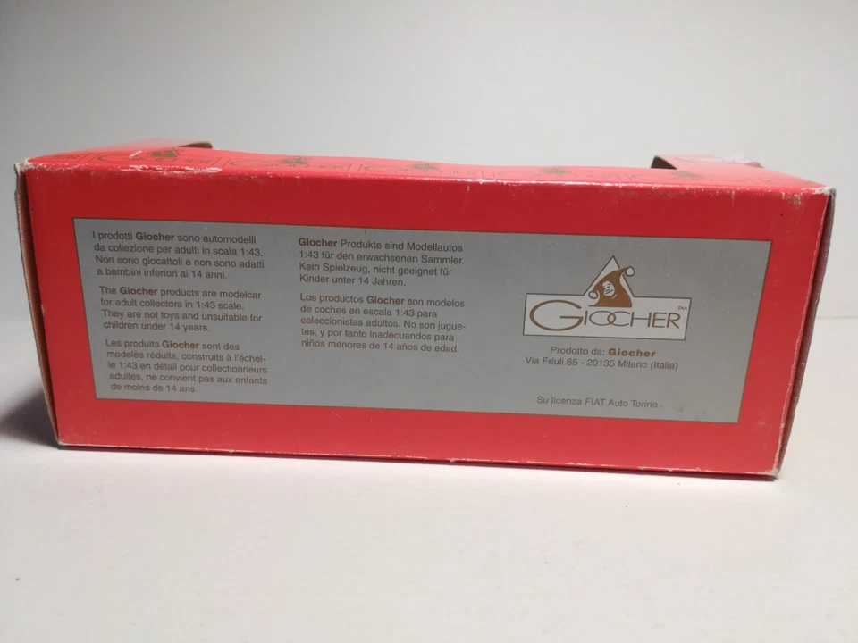 GIOCHER Fiat furgone pubblicitario AMARO 18 ISOLABELLA sc. 1:43 - Immagine 2 di 4