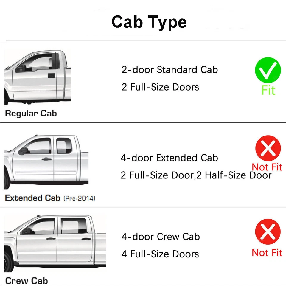 Fit 1988-1998 GMC K1500 Standard Cab In-Channel Window Visor Side Wind Deflector - Image 4 of 4