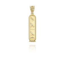 Gold Ancient Egyptian Cartouche Hieroglyphic ...