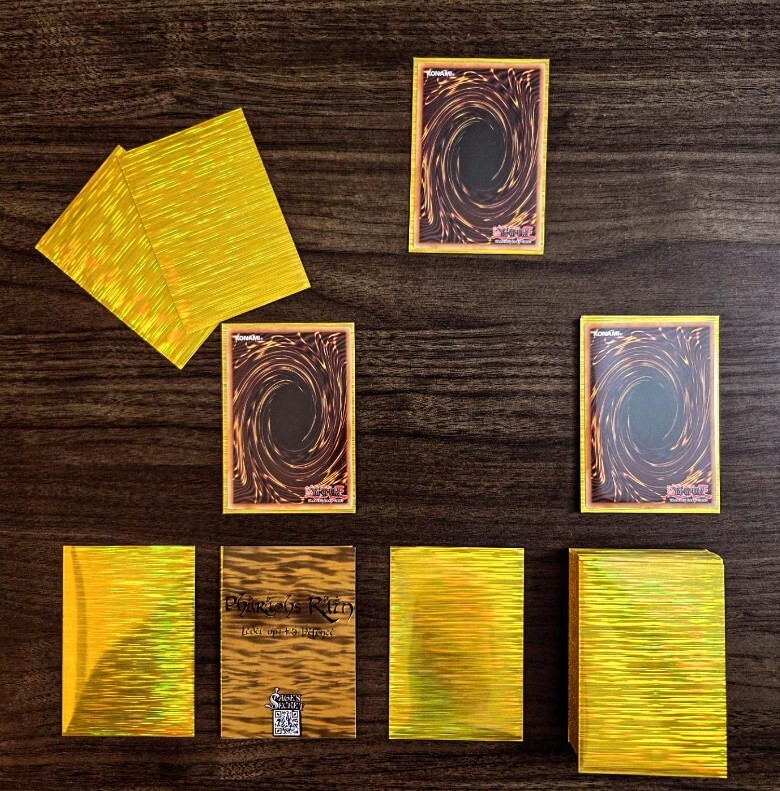 gold yugioh card sleeves Gold Millennium