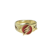 The Flash Allen Cosplay Ring 925 Sterling Silver Finger Open Flash Mens Boy Gift