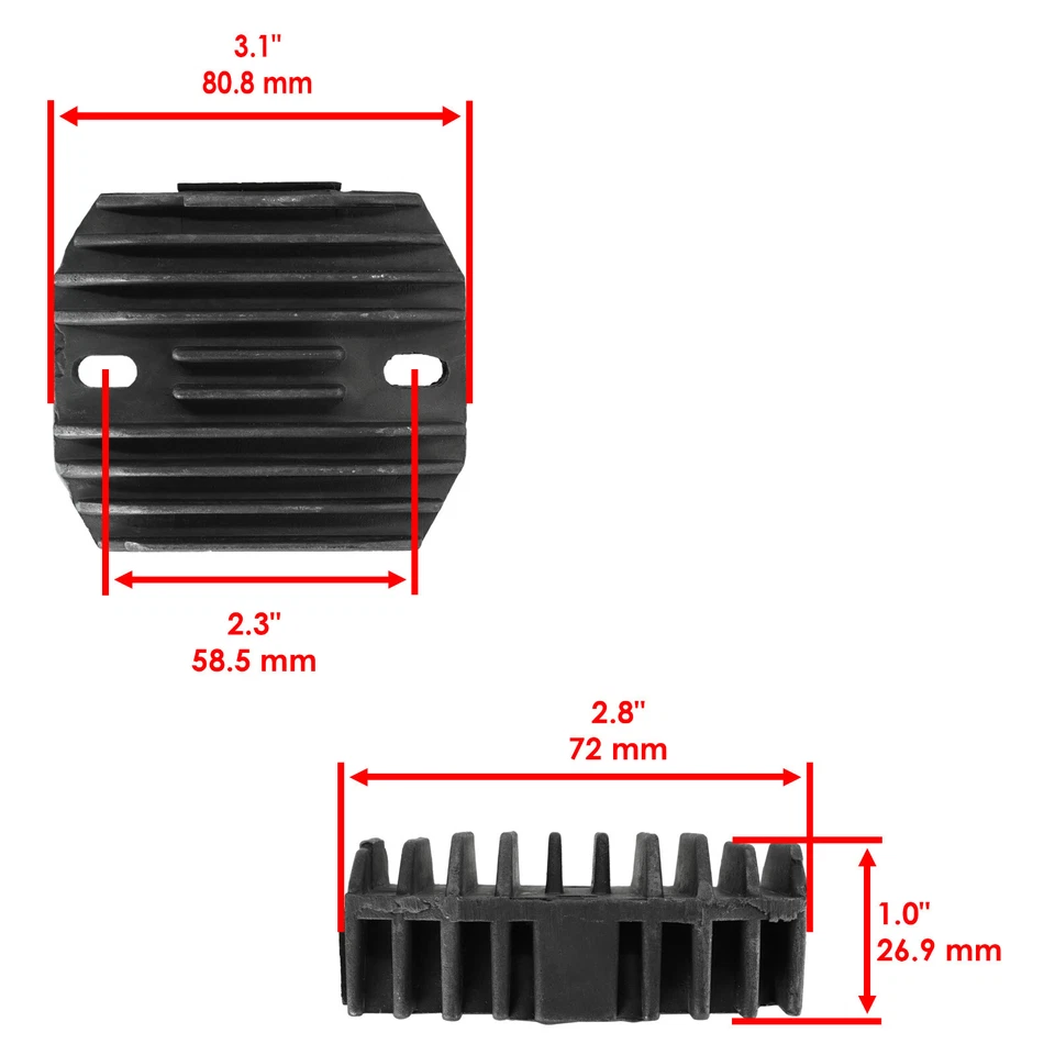 Regulador rectificador para Kawasaki KLX400R KLX400Sr KLX400 2003-2004 21066-S005 Foto 2 de 4