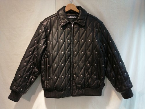 supreme quilted denim pilot jacket