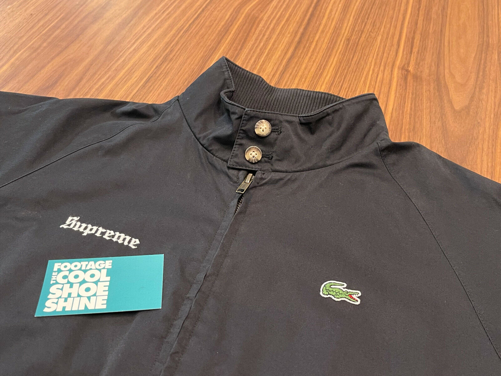 M)Supreme Lacoste Harrington Jacket