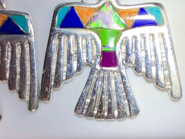 Bold Native Pride beautiful Eagle Thunderbird Ear… - image 5