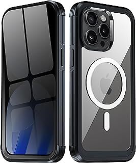 KEKBOXQ Magnetic Privacy Case for iPhone 15 Pro Max|Anti Peeping Screen Protecto